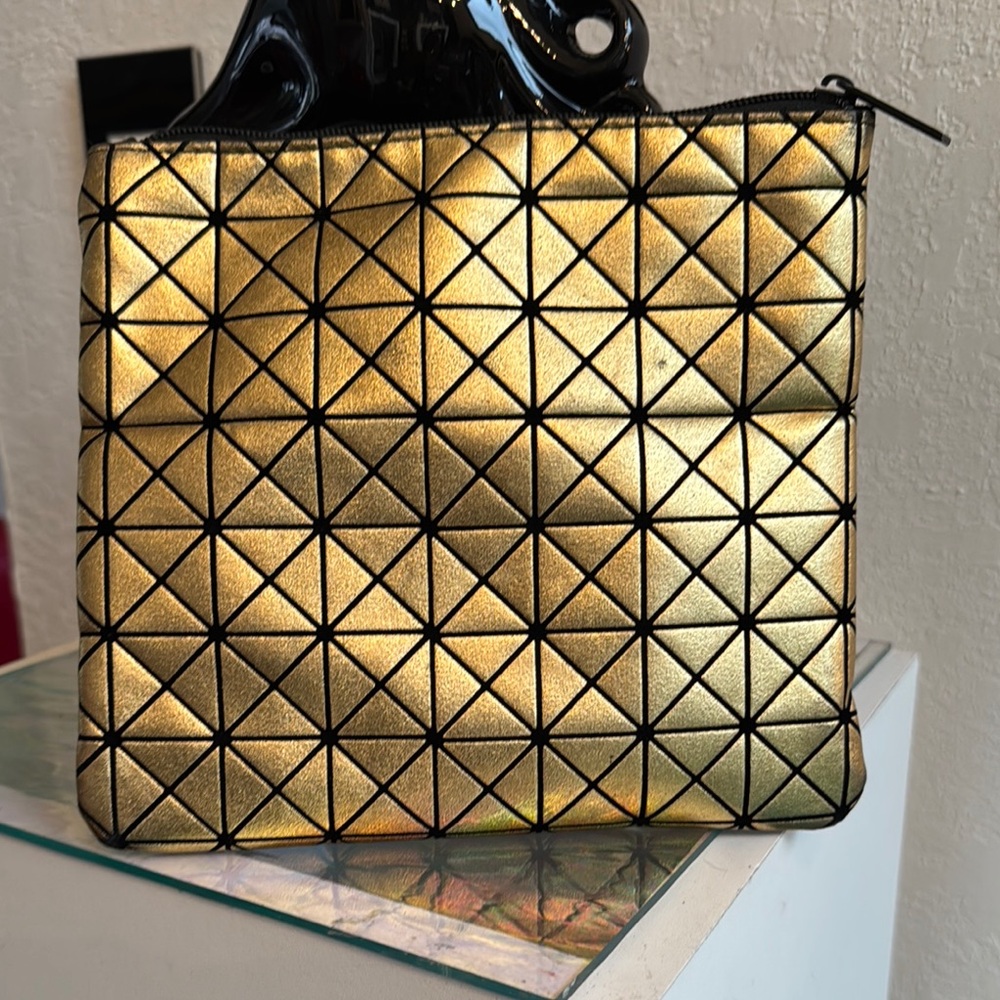 OUIDAD Geometric Gold Bag Clutch